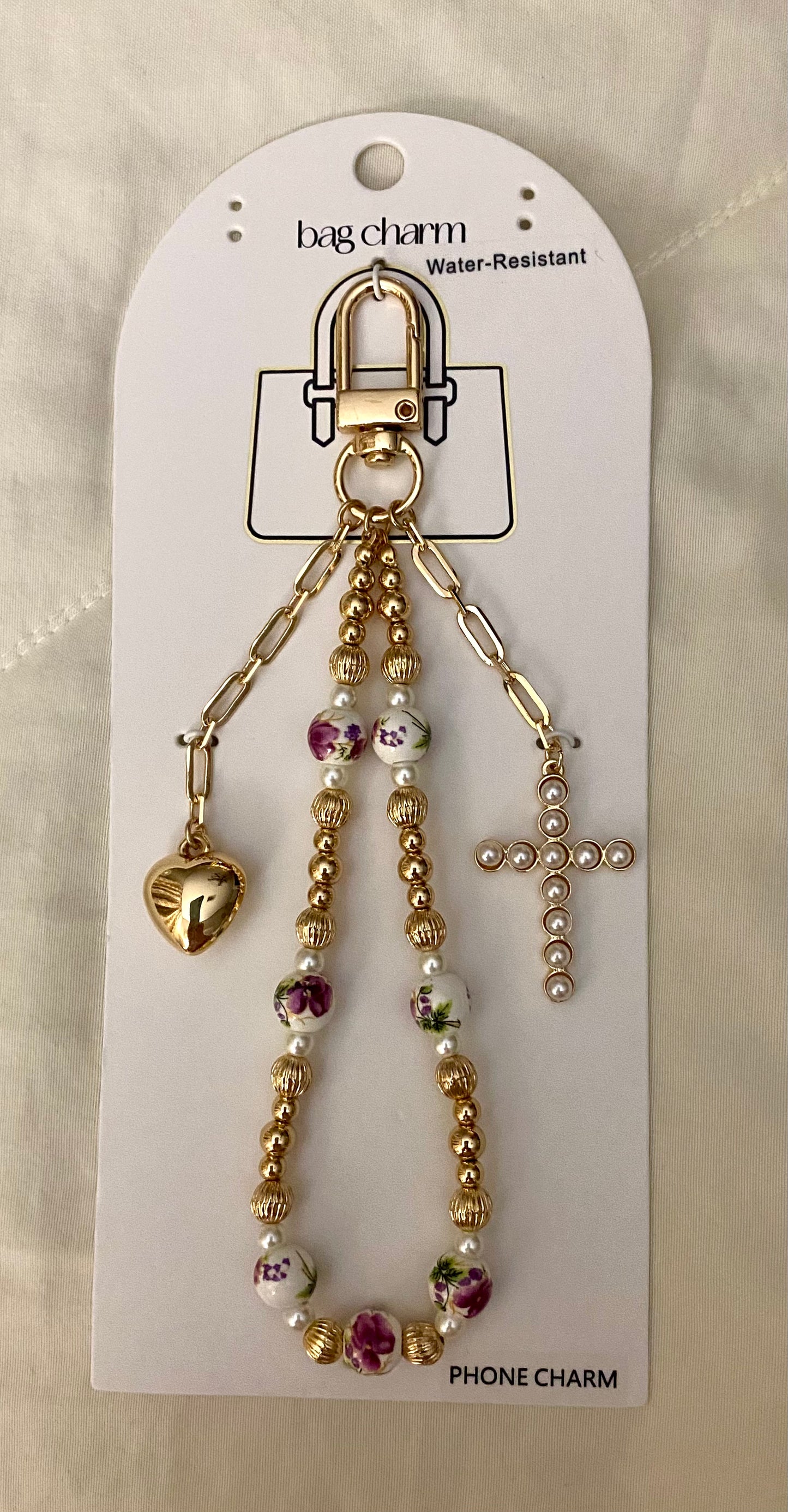 Bag Charm / Phone Charm - Clip On - Water Resistant