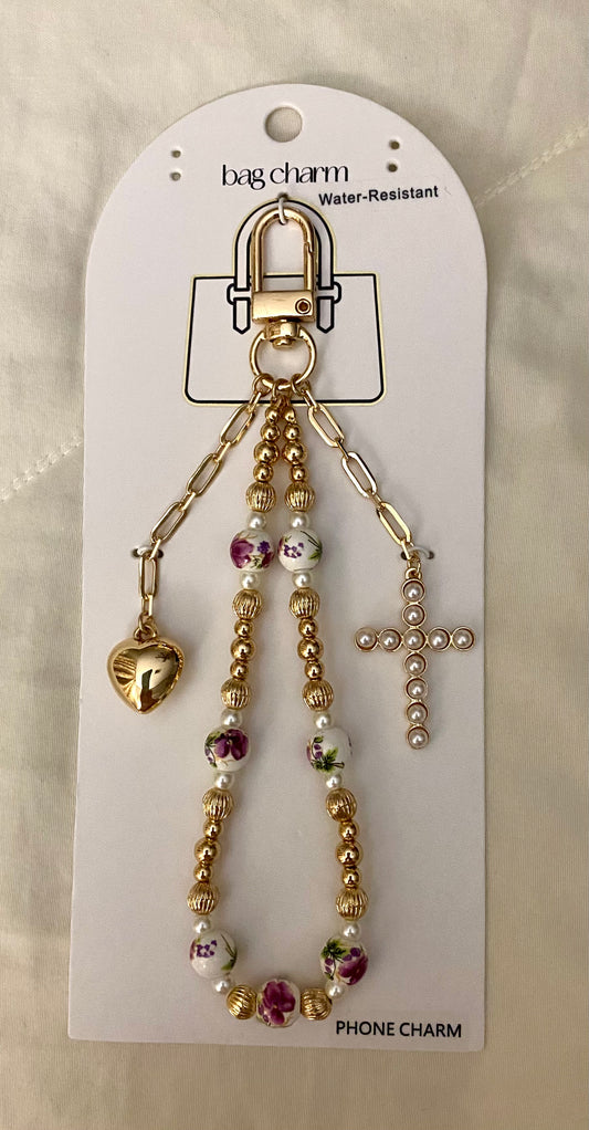 Bag Charm / Phone Charm - Clip On - Water Resistant