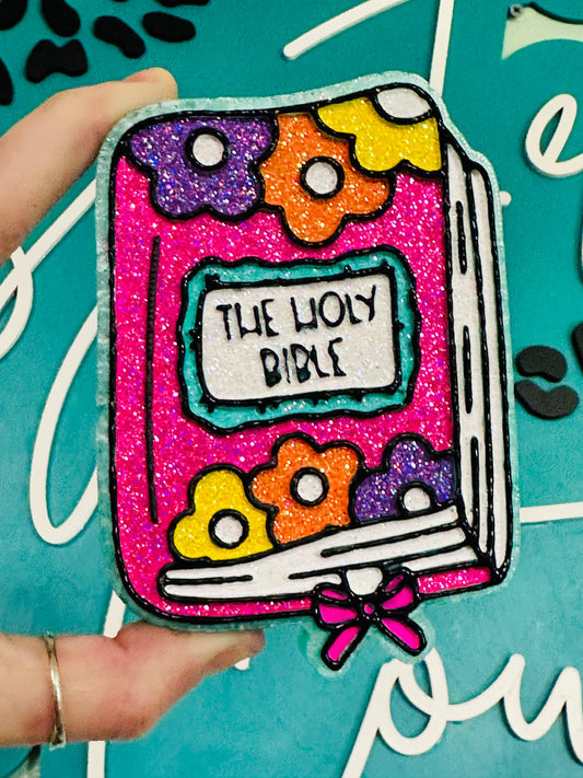 The Holy Bible Car Freshie: Sweet Grace