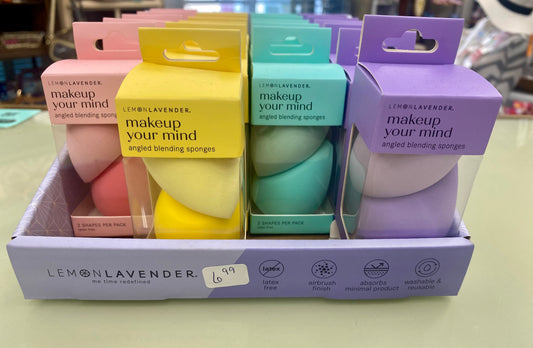 Lemon Lavender Makeup Your Mind Angled Blending Sponges