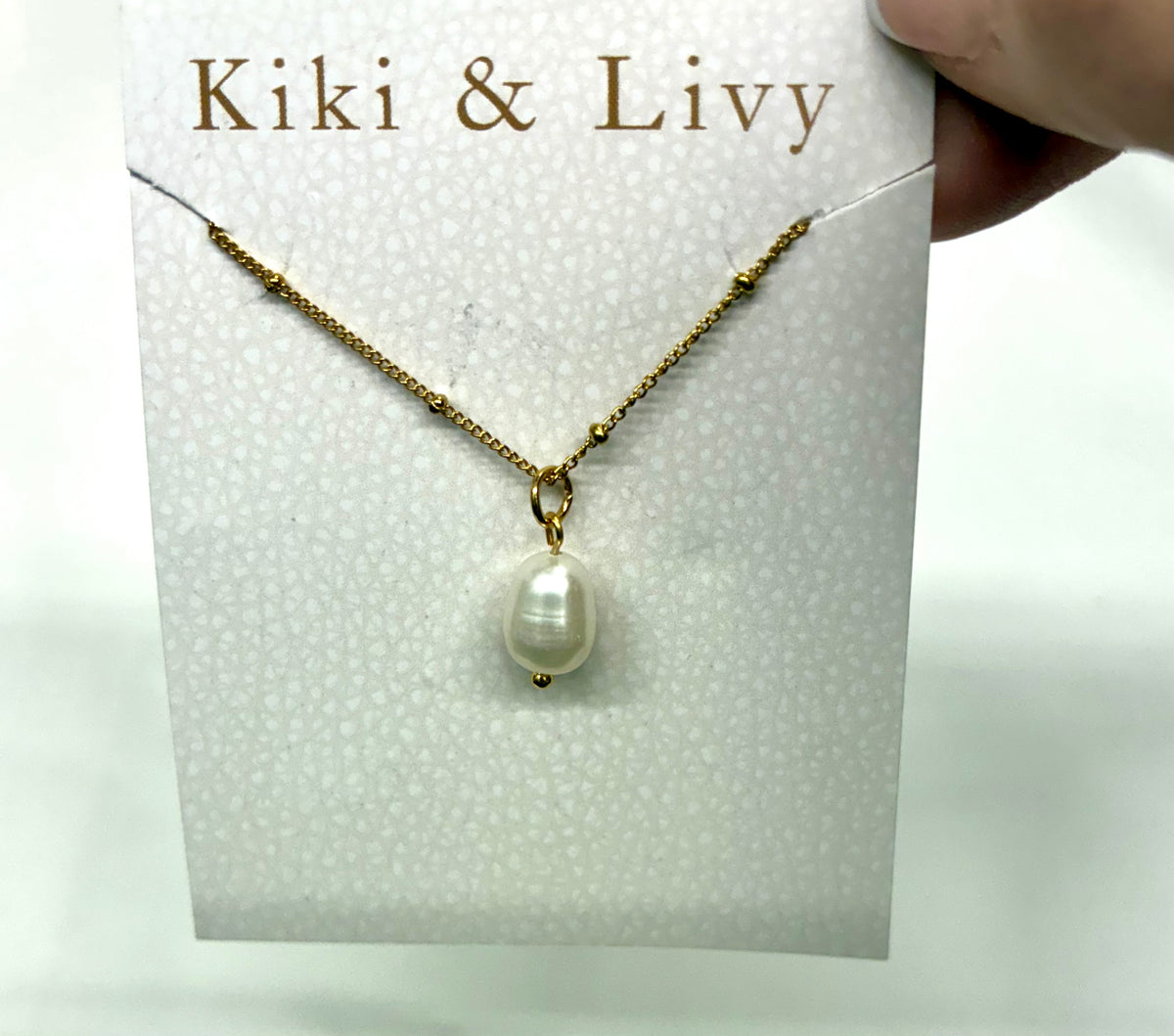 Single Strand Pearl Necklace