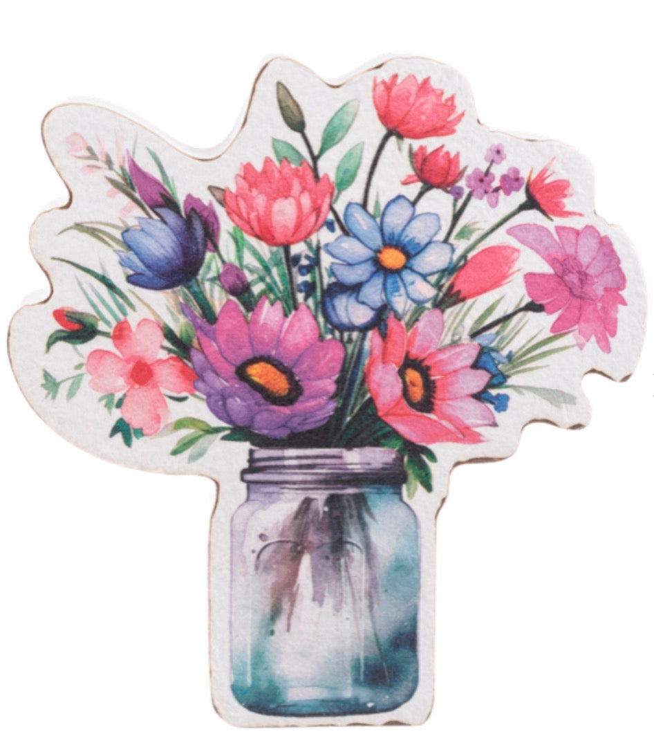 Beautiful Blooms Desk Blocks