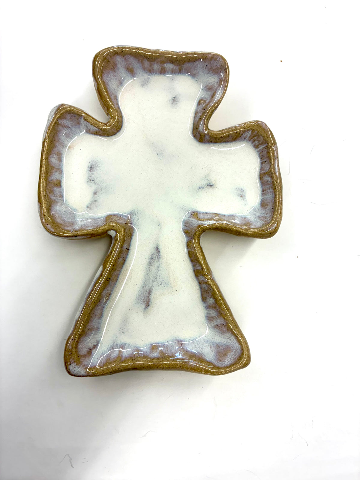 Cross Tray 7x5” - Tab Boren Pottery #107