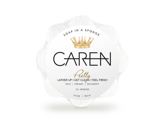 Caren Soap In A Sponge - Pretty  - Caren Products