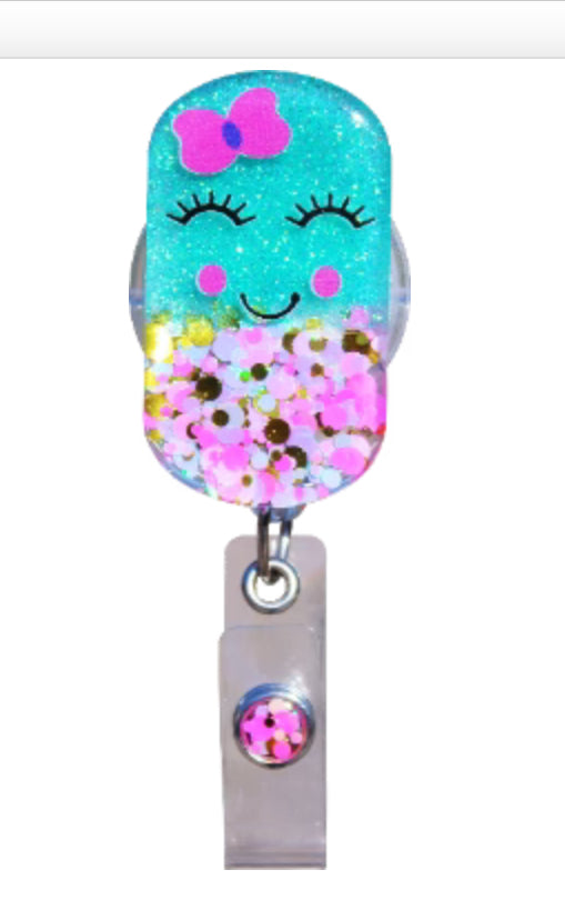 Glitterific Happy Pill - Badge Reel