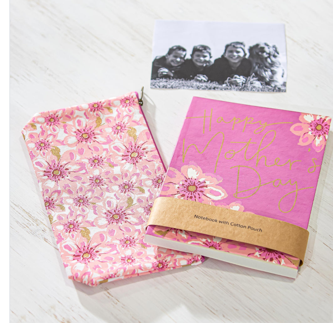 Happy Mother’s Day Notebook & Pouch Set