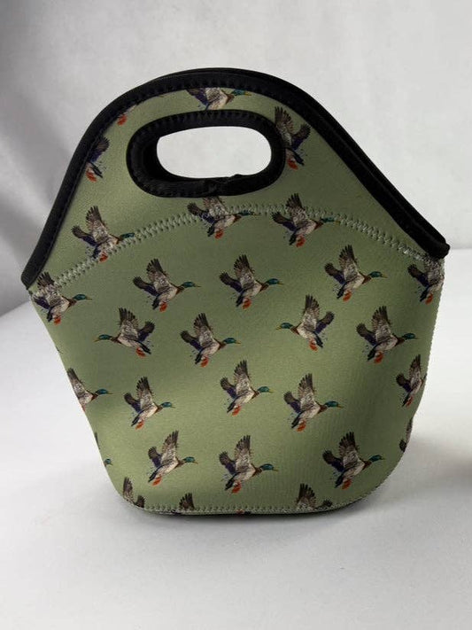 Green Mallard Duck Lunch Tote