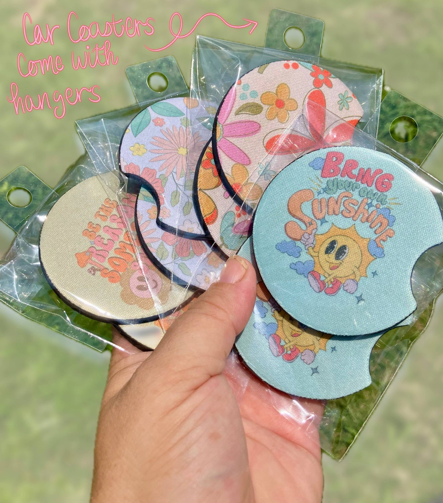 Amazing Grace cross car coaster