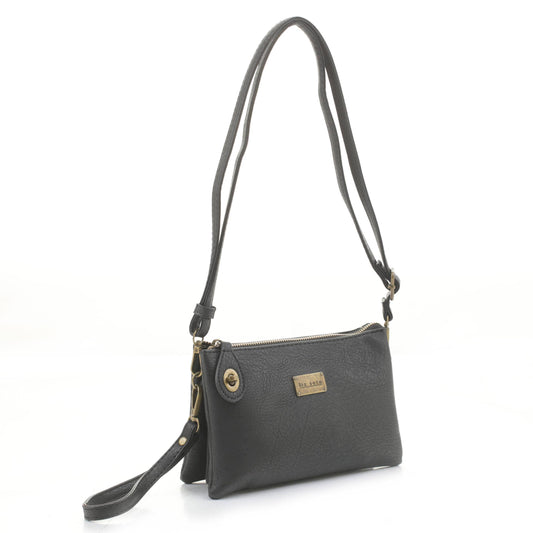 Liz Soto Ella 3311 cross-body and wristlet: Black / Cross body
