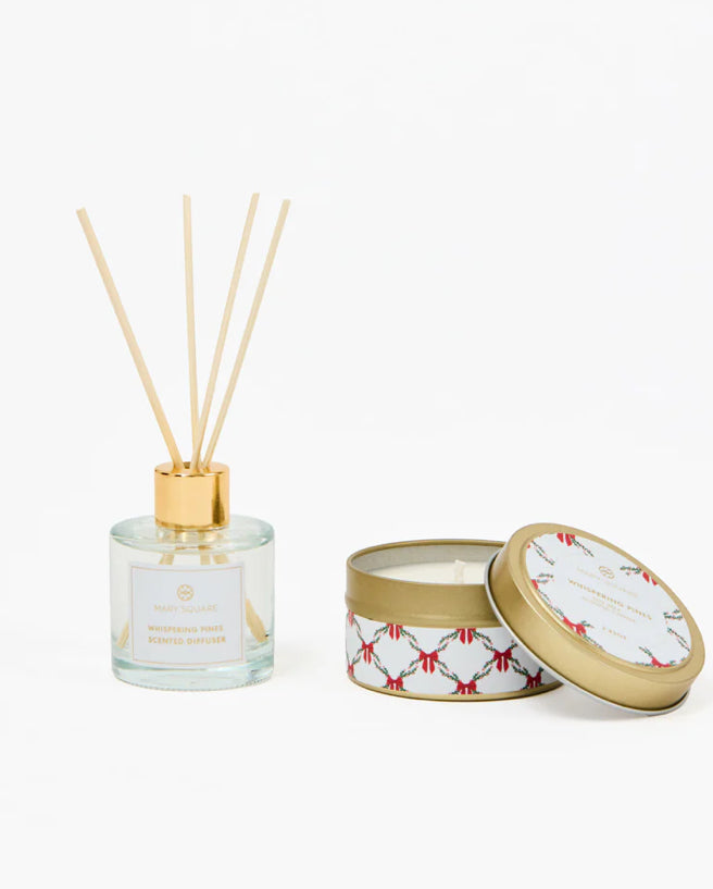 Candle Reed Diffuser Set - Whispering Pines - Mary Square