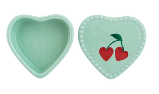 Cherry Heart Trinket Box