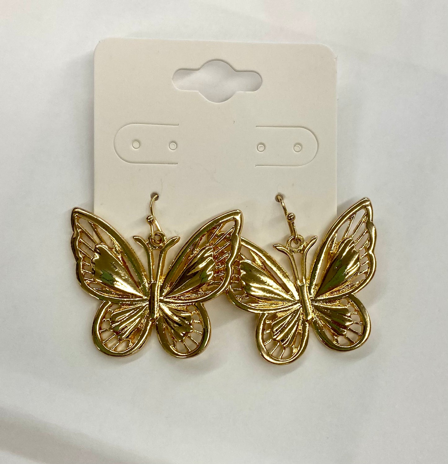 Gold Butterfly Earrings
