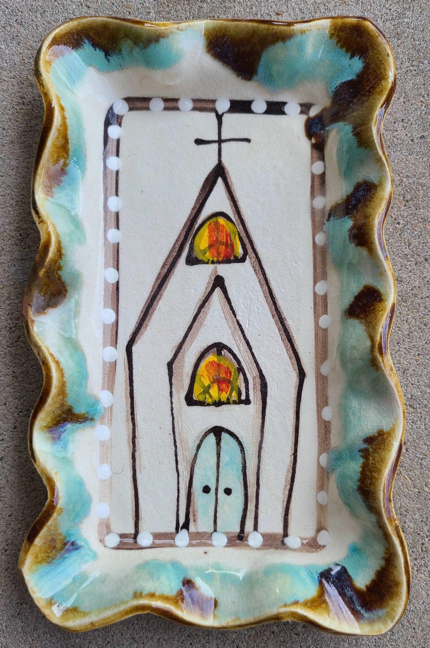 Small Rectangle Plate (Drip Church)- Heartfelt Traditions - Store Pickup Only