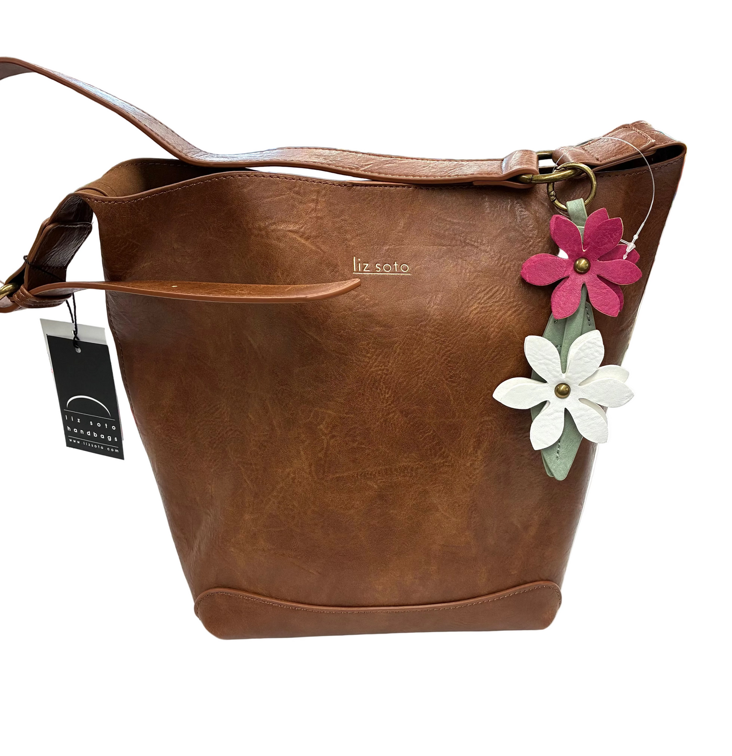 Liza 2 in 1 Bucket bag: Brown - Liz Soto