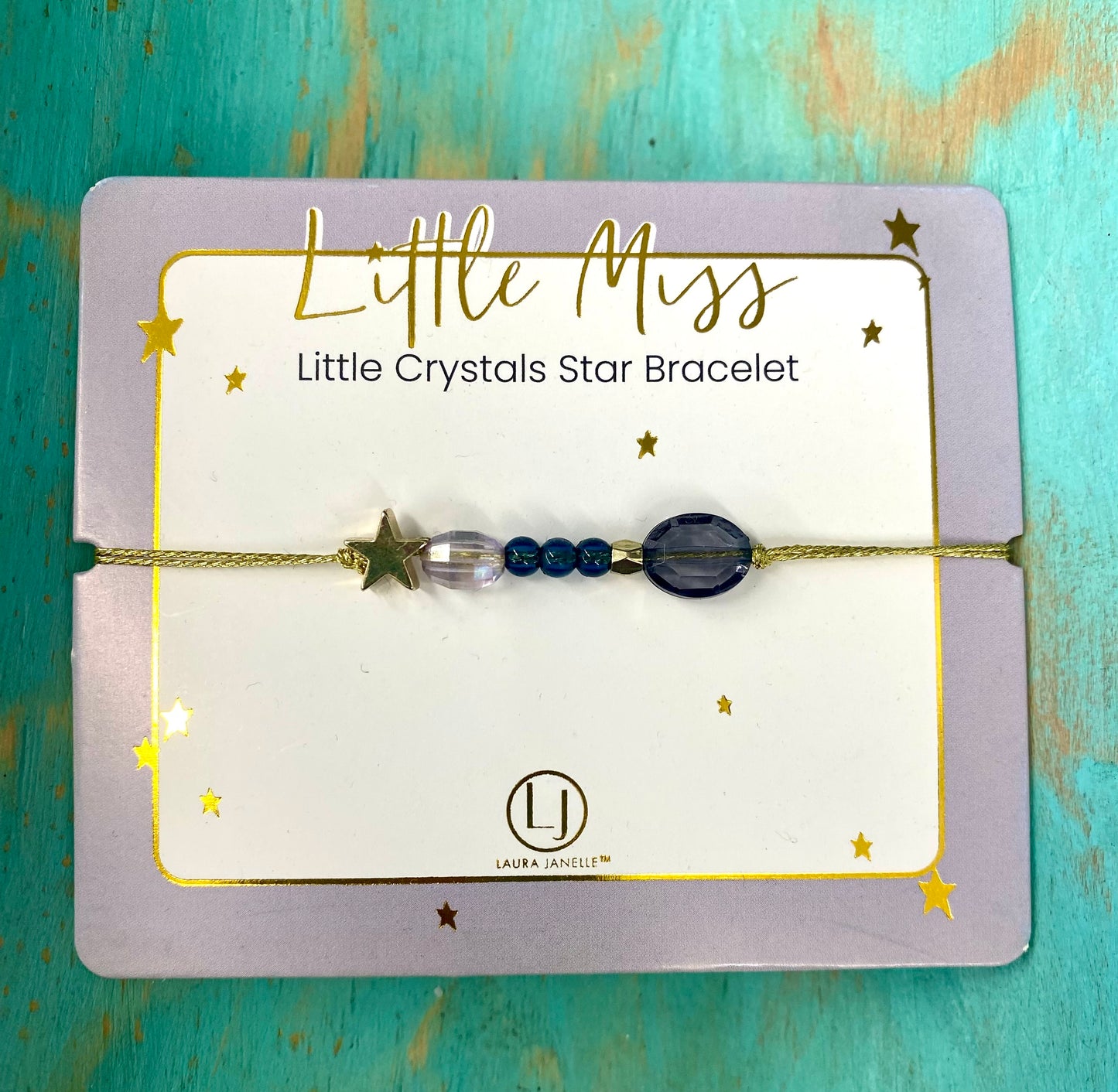 Little Miss Little Crystals Butterfly or Star Bracelet / Laura Janelle