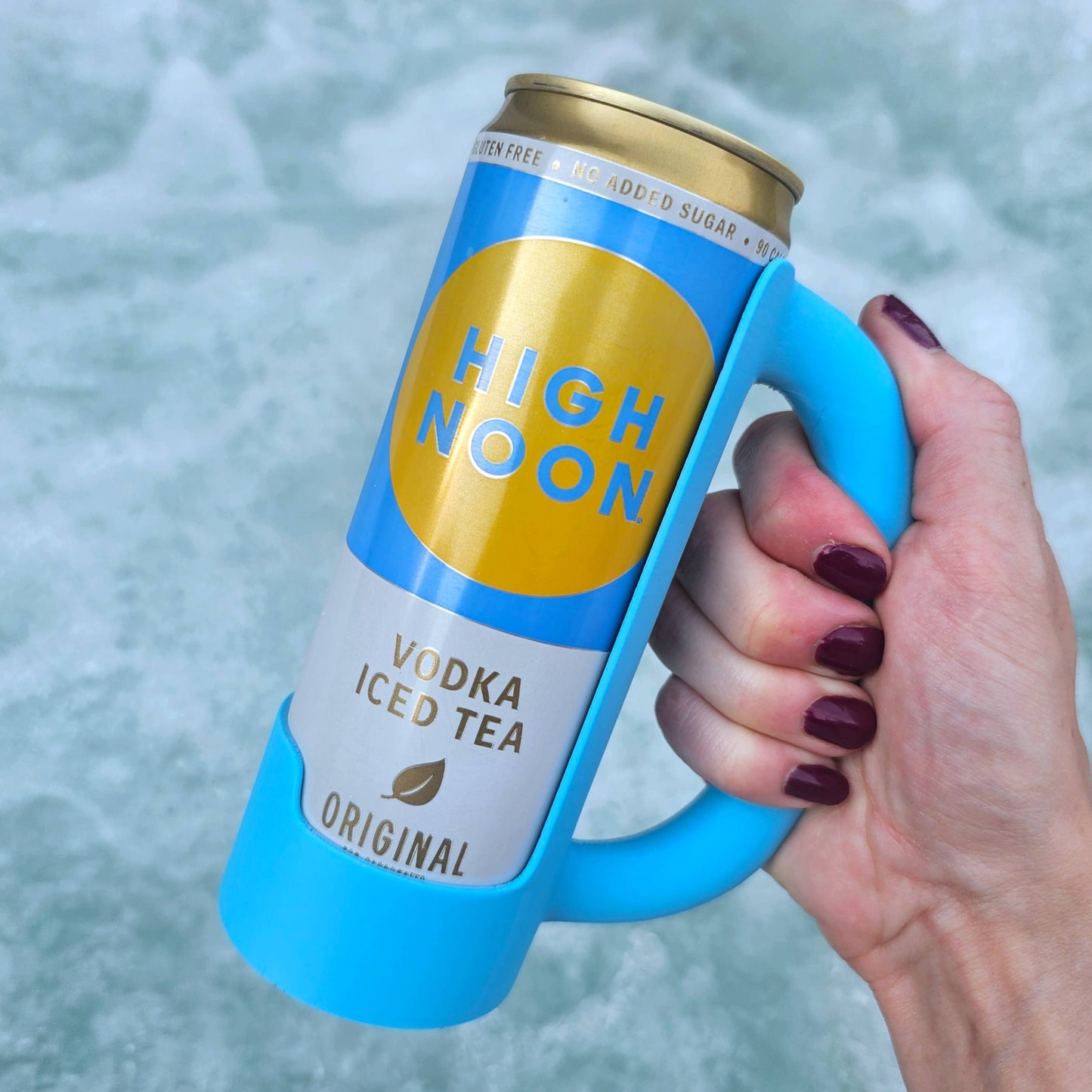 12 oz Slim Can Holder Handle Redbull, Alani Nu, White Claw: Blue