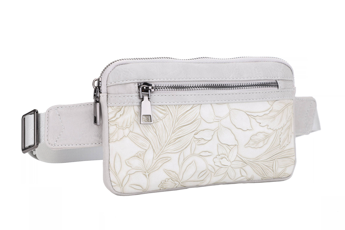 Mia 3319 Cross Body or Belt Bag: Grey - Liz Soto