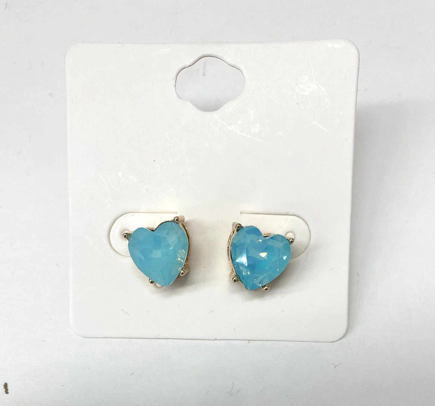 Heart Shaped Stud Earrings