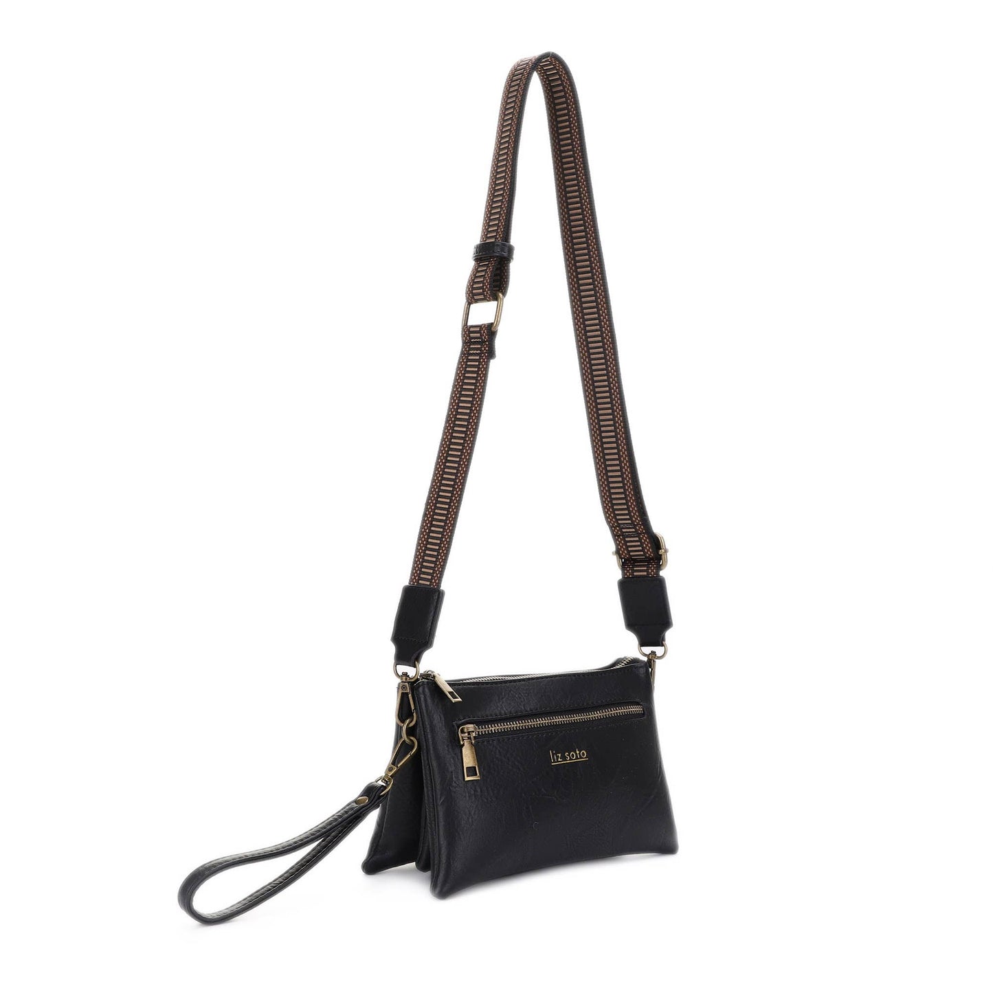 Chloe 3317 cross body or wristlet: Rose Gold - Liz Soto