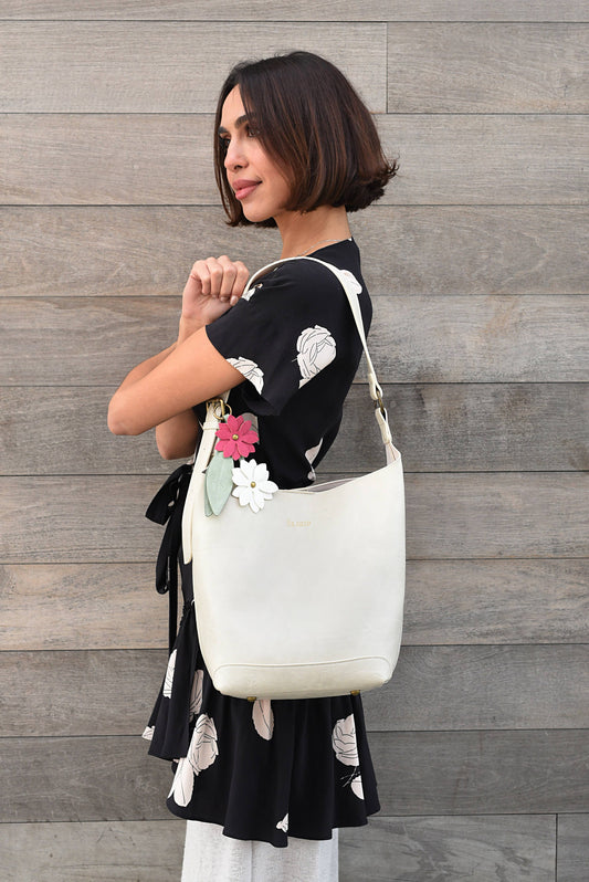 Liza 2 in 1 Bucket bag: Wheat