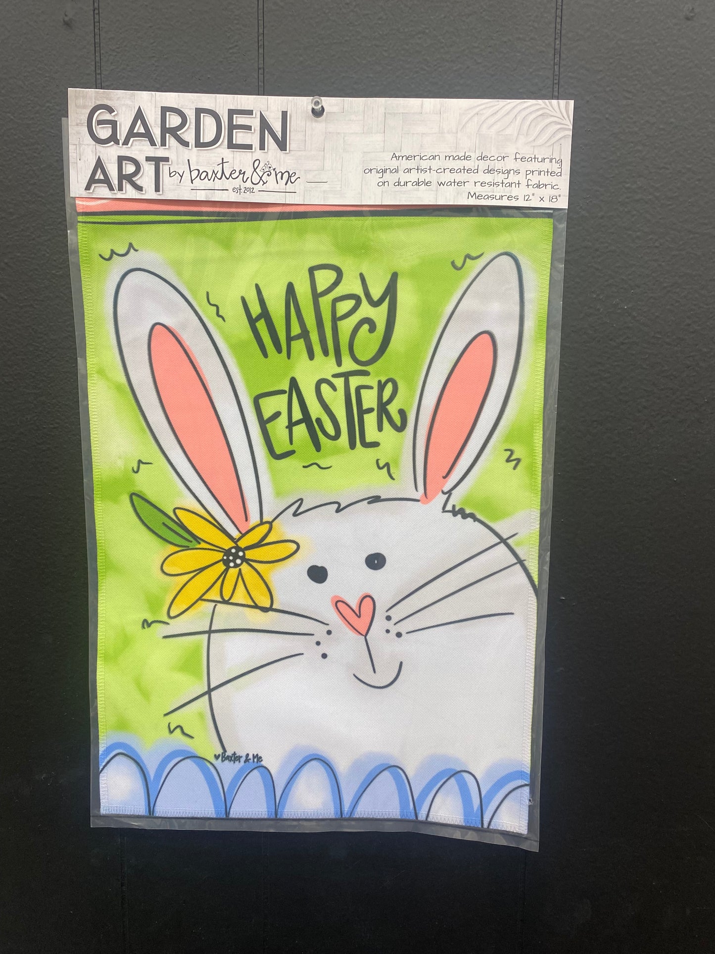 Happy Easter Bunny Garden / Baxter & Me