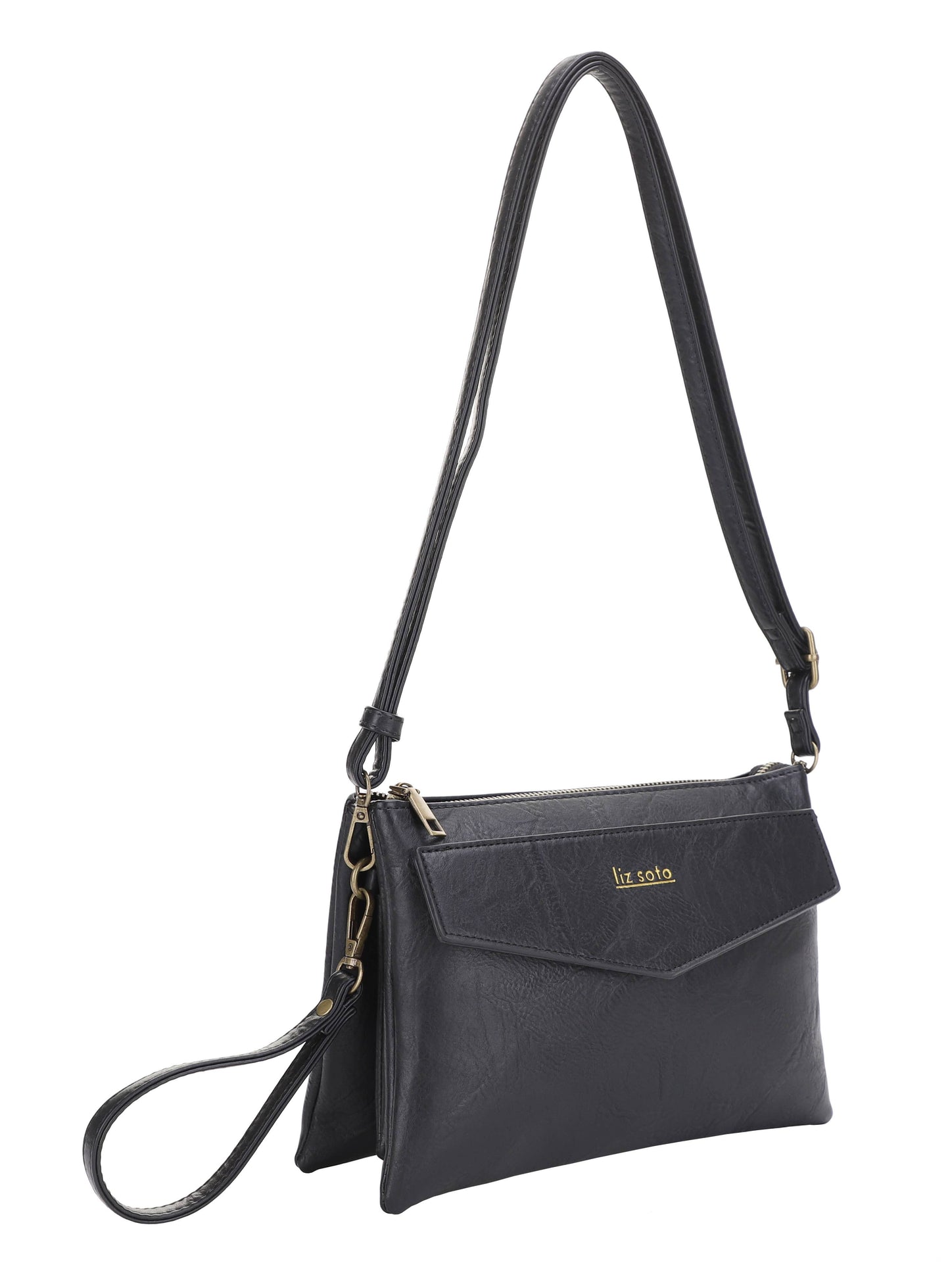 Lexi 3318 cross body with wristlet: Denim