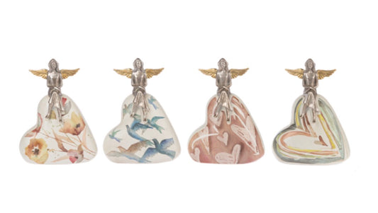 Life's Notes Angel on Heart Figurines