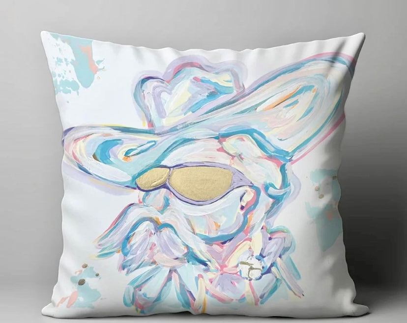 Fun Rebel Square Pillow 18”  Lucky Bird Apparel & Home