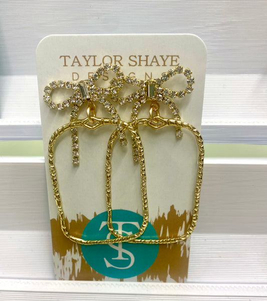 Taylor Shaye Nina Bow Hoops