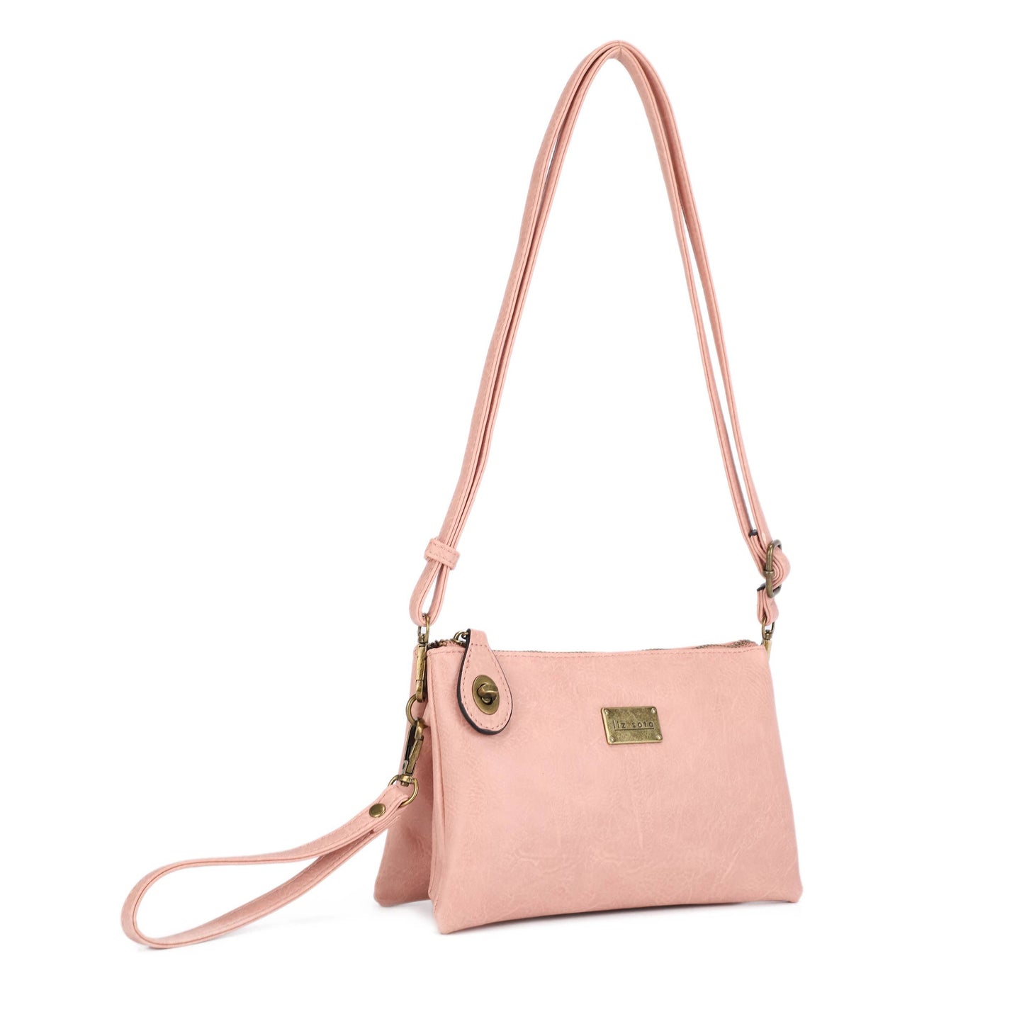 Ella 3311 cross-body and wristlet: Denim / Cross body - Liz Soto