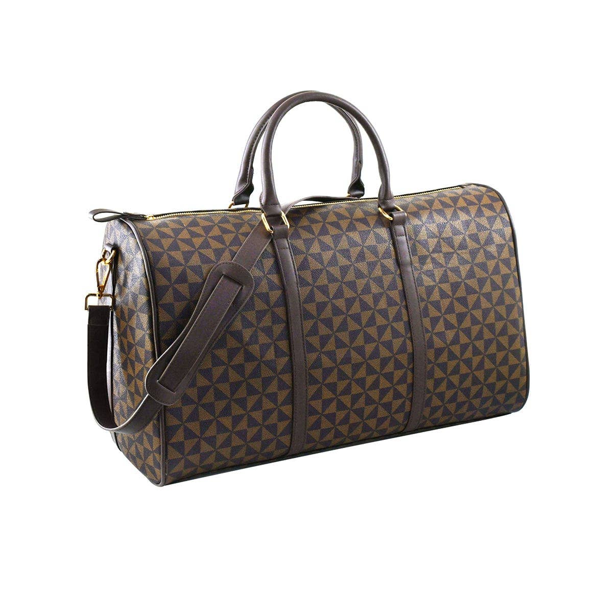Charlotte Duffel Bag: Coffee Triangle