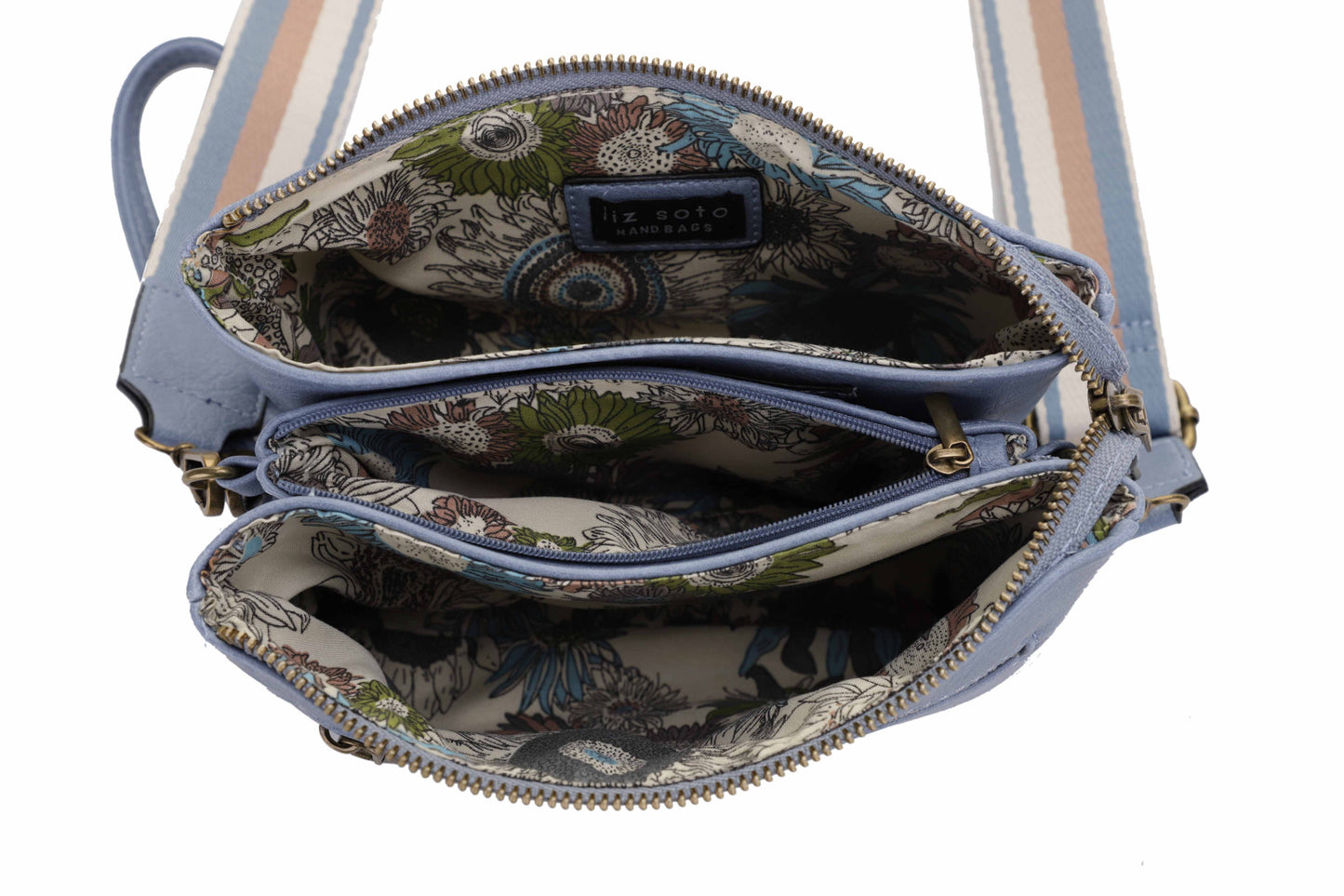 Chloe 3317 cross body or wristlet: Rose Gold - Liz Soto