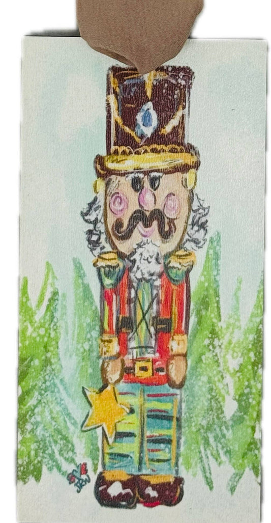 JENNIE'S NUTCRACKER ORNAMENT: 3"x6"