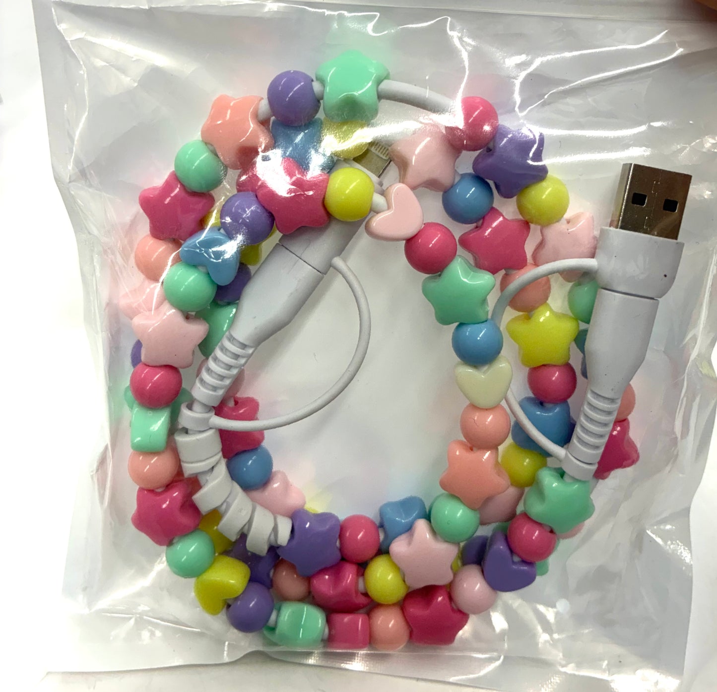 4 in 1 Beaded Phone Charging Cable