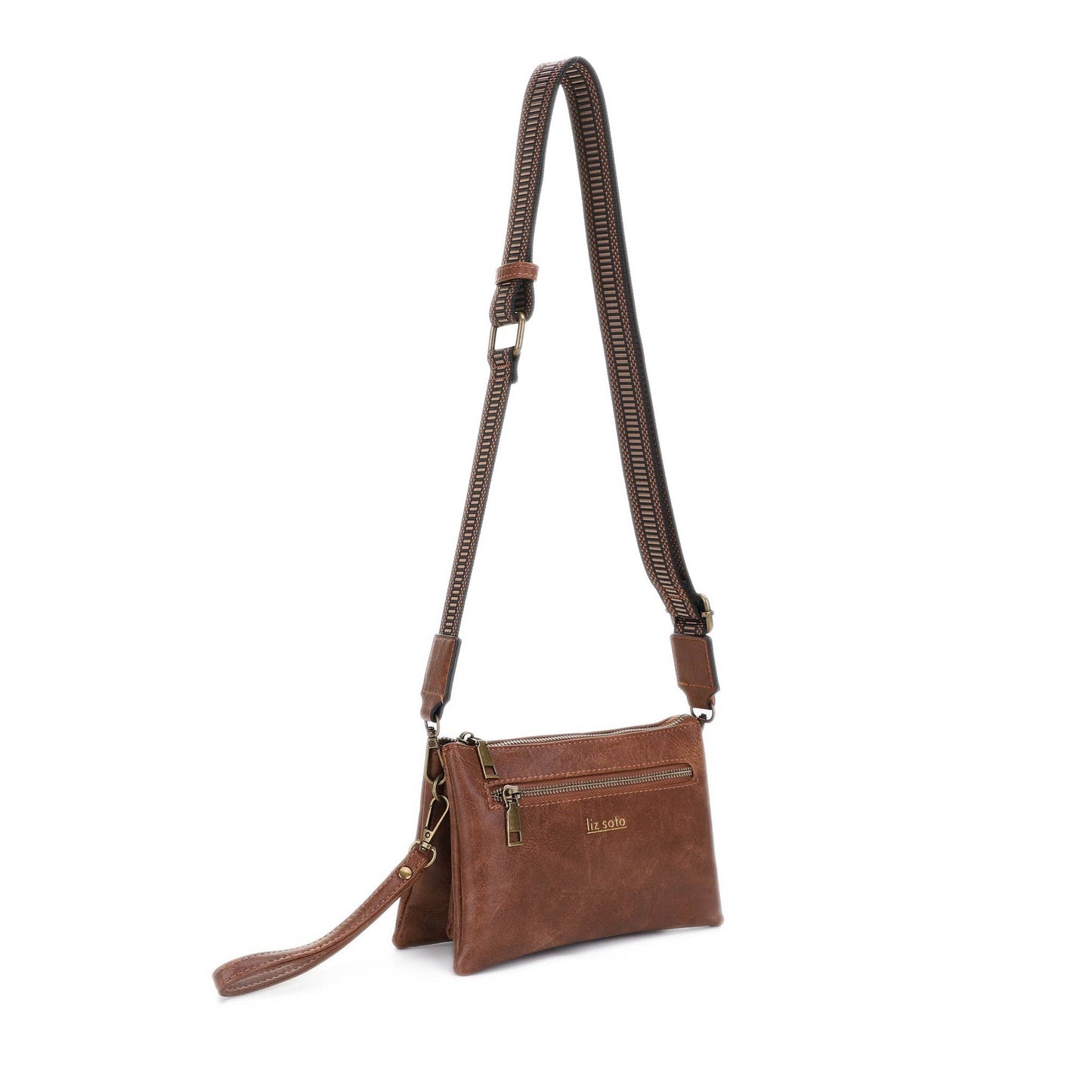 Chloe 3317 cross body or wristlet: Rose Gold - Liz Soto