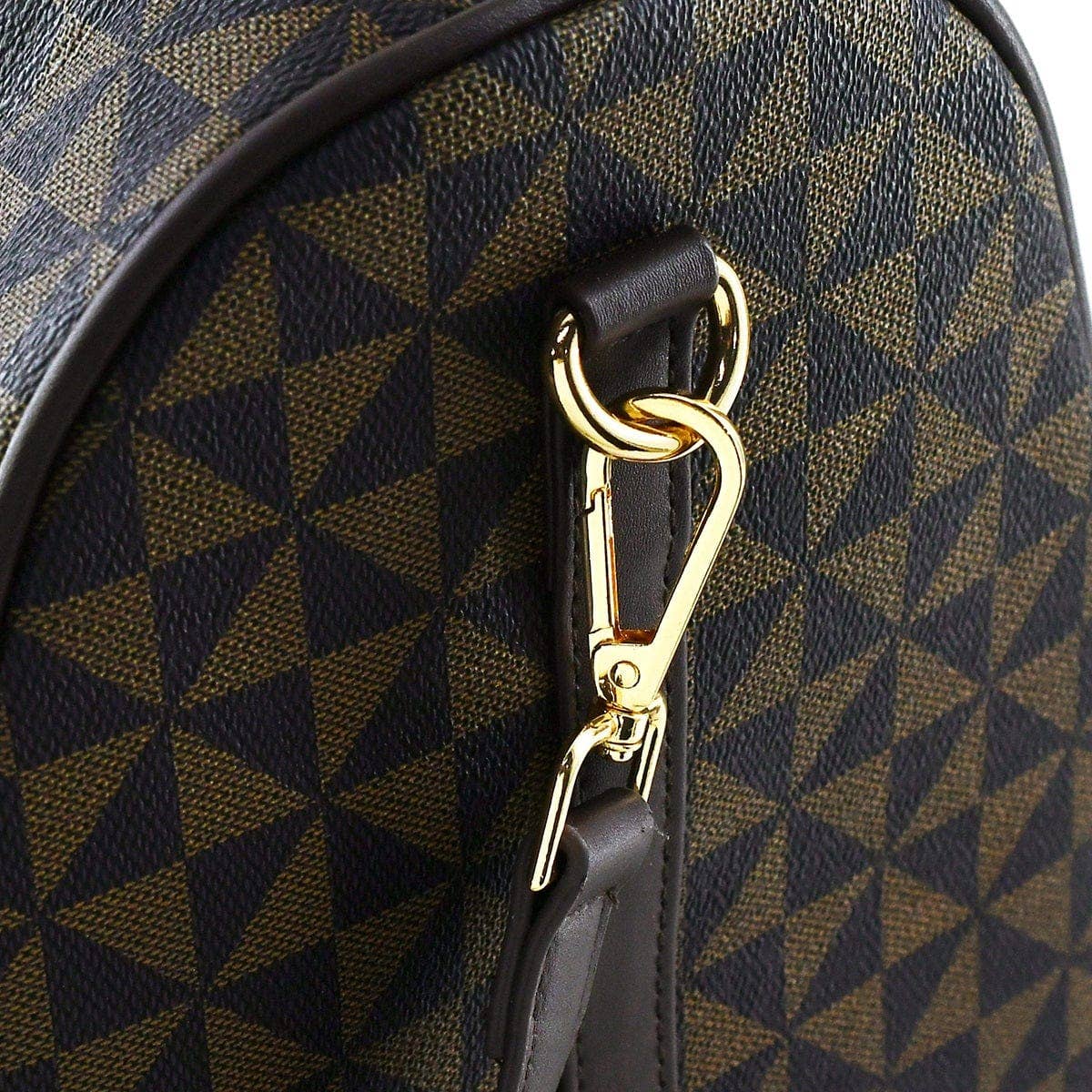 Charlotte Duffel Bag: Coffee Triangle