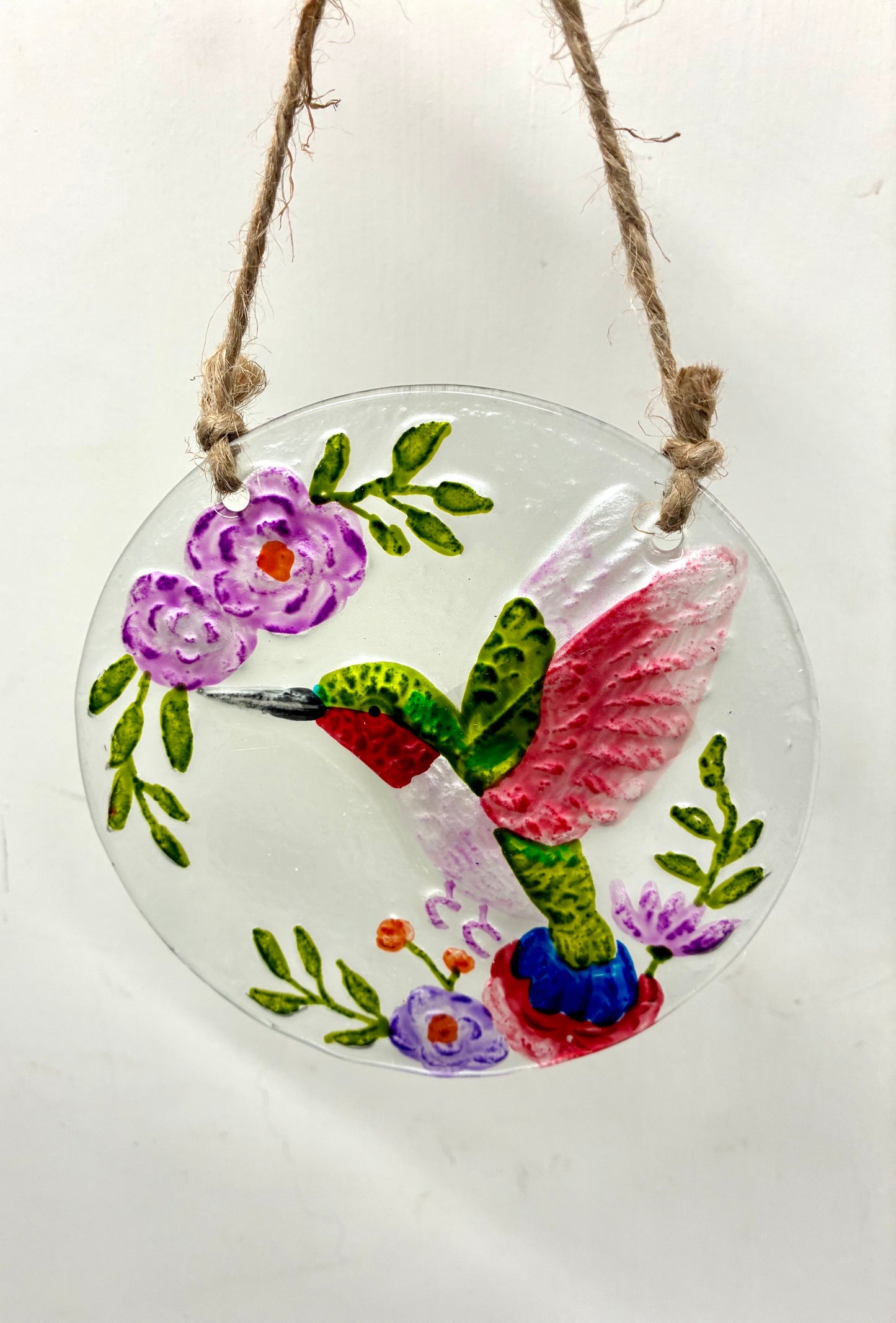 Pollinator Garden Sun Catcher Pollinator Garden Suncatcher, Hummingbird, 5.5"