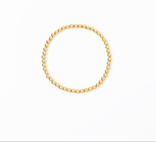 Meralora Beaded Stretch Bracelet 4mm