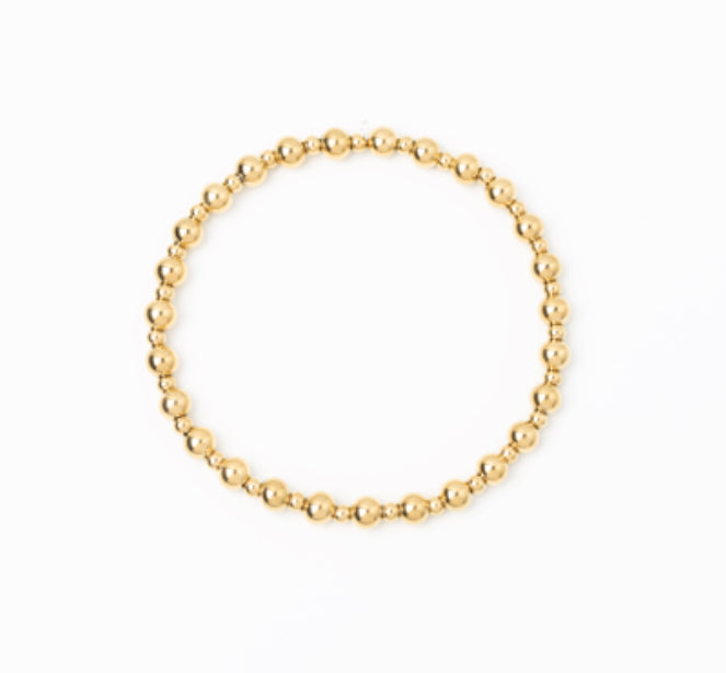 Meralora Beaded Stretch Bracelet 3 & 5mm