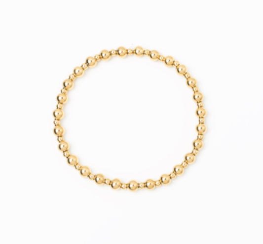 Meralora Beaded Stretch Bracelet 3 & 5mm