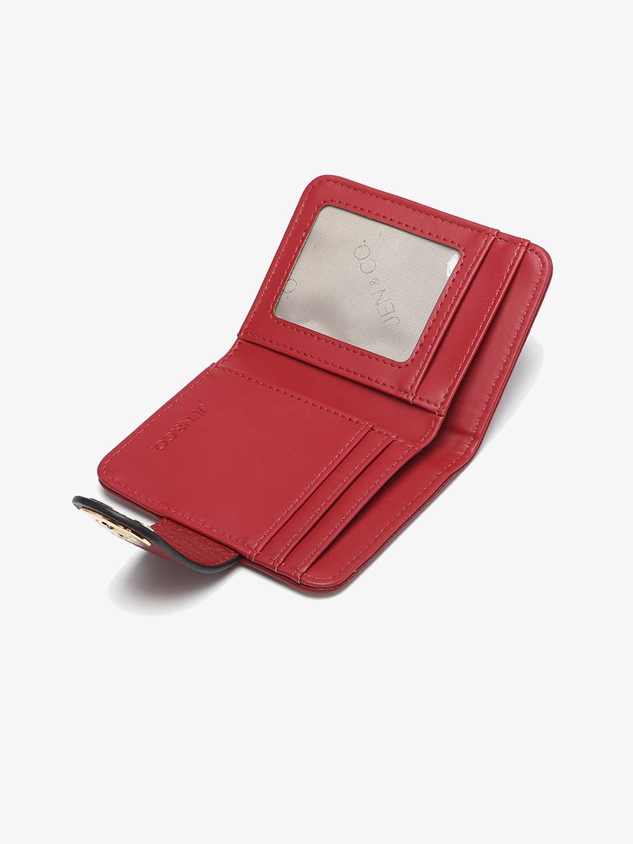 Margot Wallet w/ Twist Lock Closure: Brown