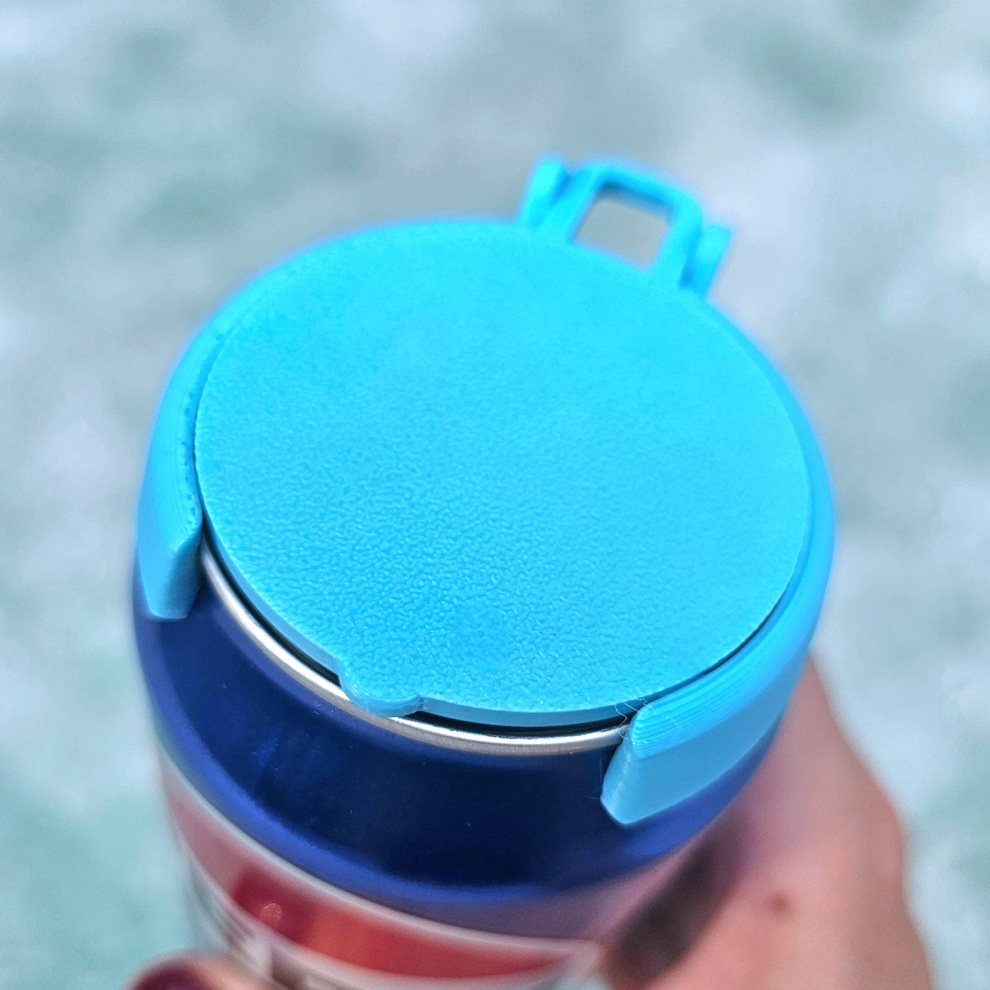 12 oz Can Lids, Can Topper, Cover: Purple