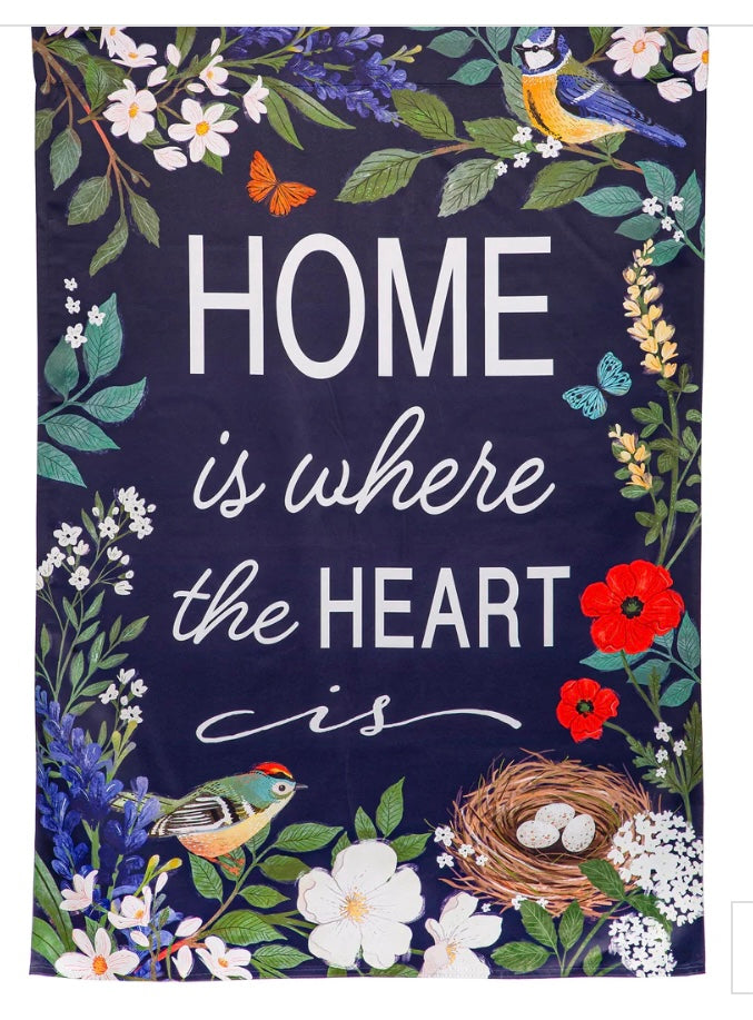 Greenhouse Retreat Suede House Flag