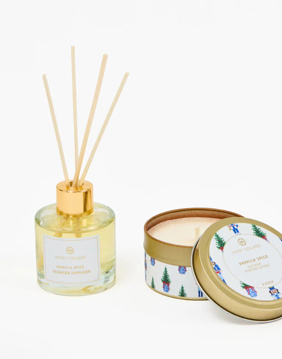Candle Reed Diffuser Set - Vanilla Spice - Mary Square