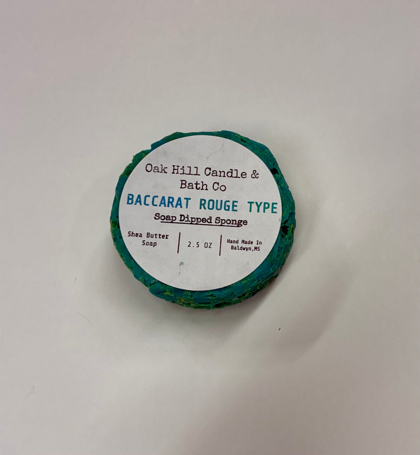 Small Soap Dipped Sponge 2.5 oz - Oak Hill Candle Co.