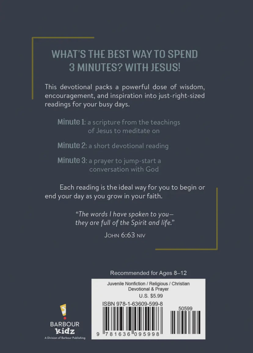 3 Minutes with Jesus - 180 Devotions for Boys