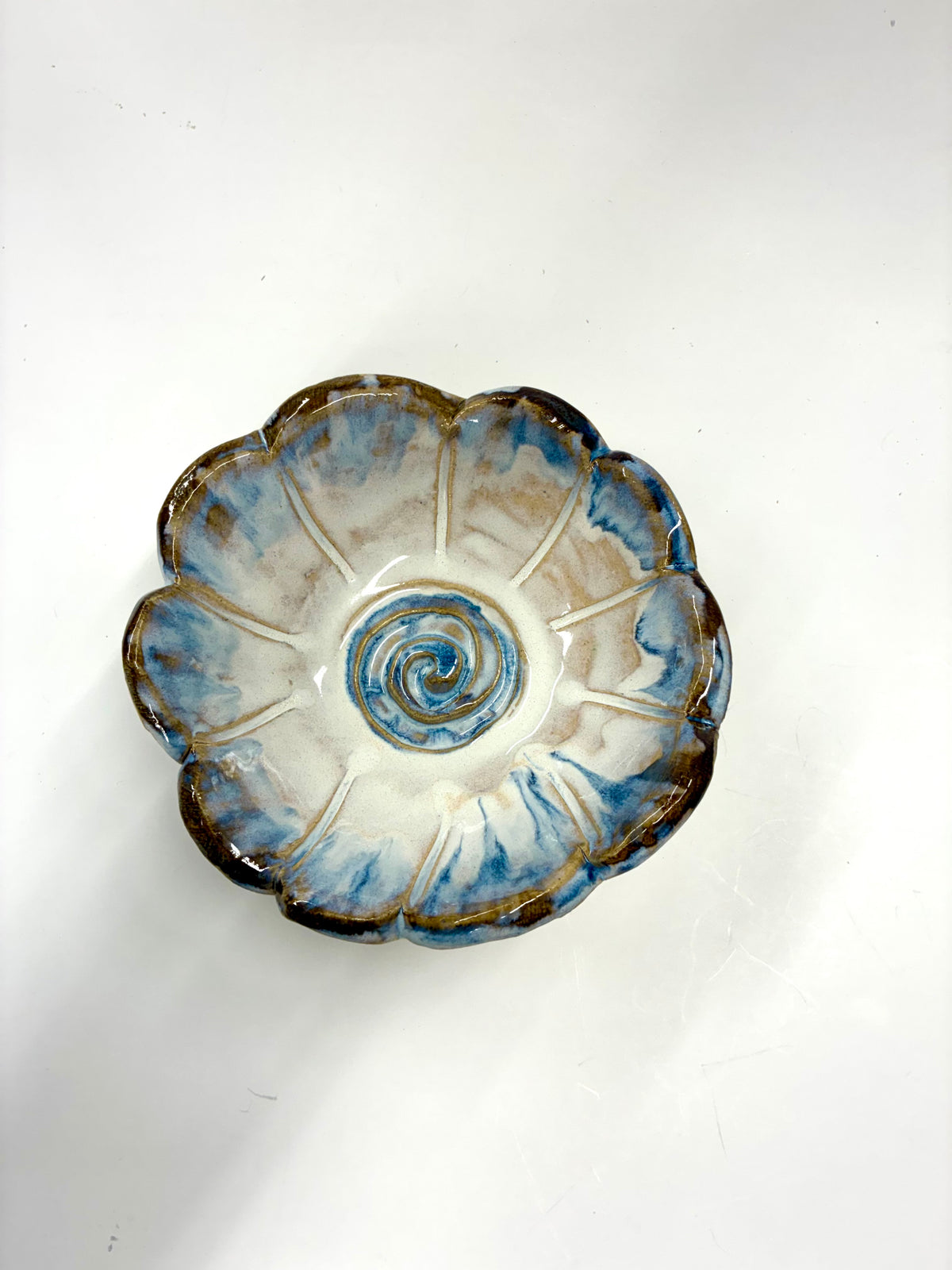 Flower Bowl 5x2” -Tab Boren Pottery #116
