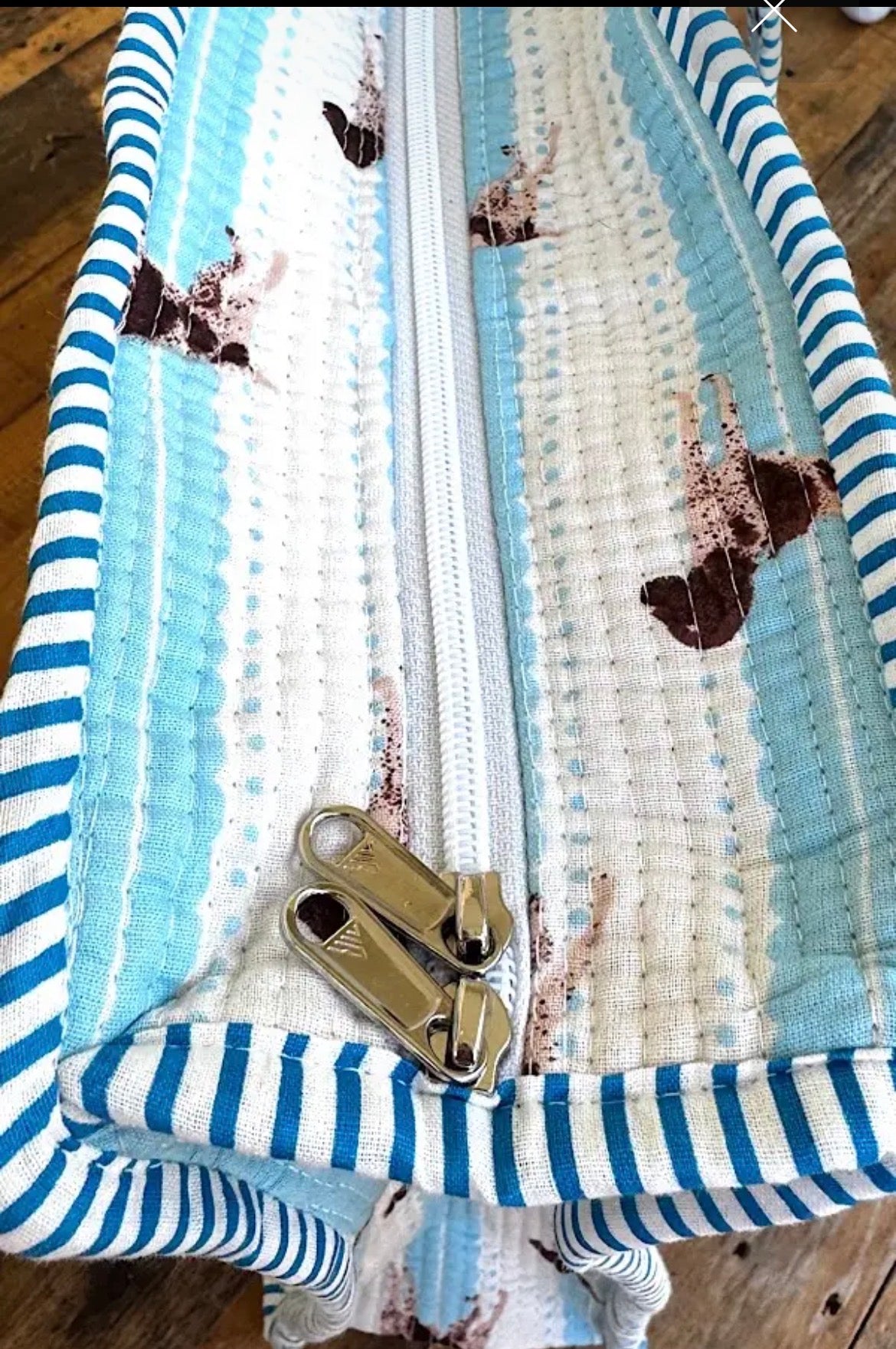 Rue in the Blue Tote Bag German Shorthaired Pointer