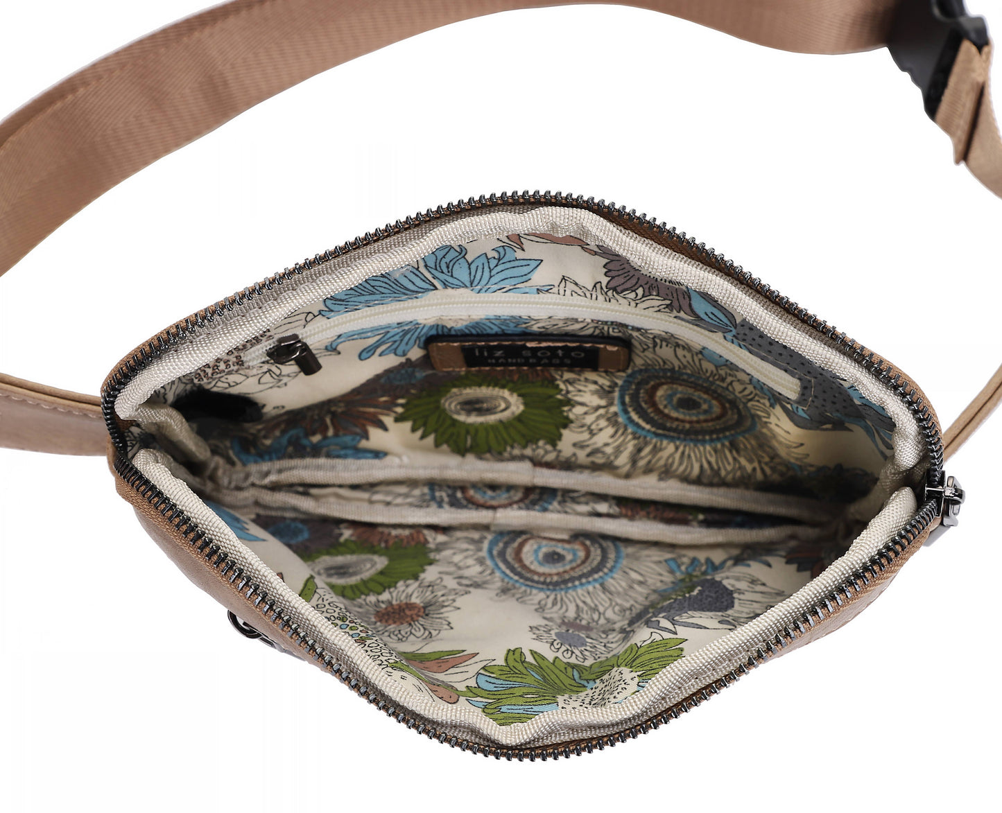 Mia 3319 Cross Body or Belt Bag: Bone - Liz Soto