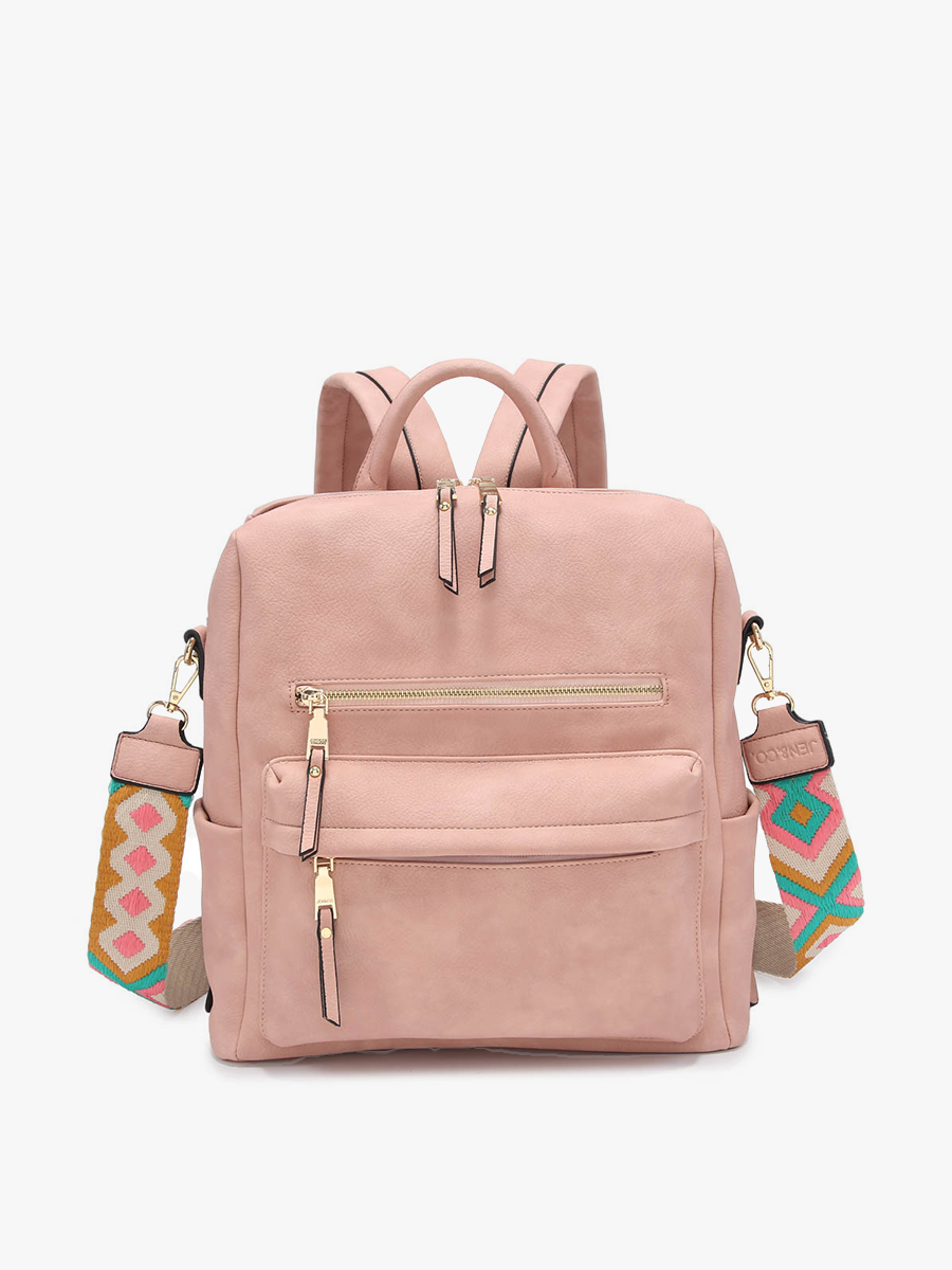 Amelia Convertible Backpack w/ Guitar Strap : Black